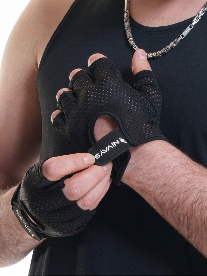 Crew Workout Gloves - Obsidian Black
