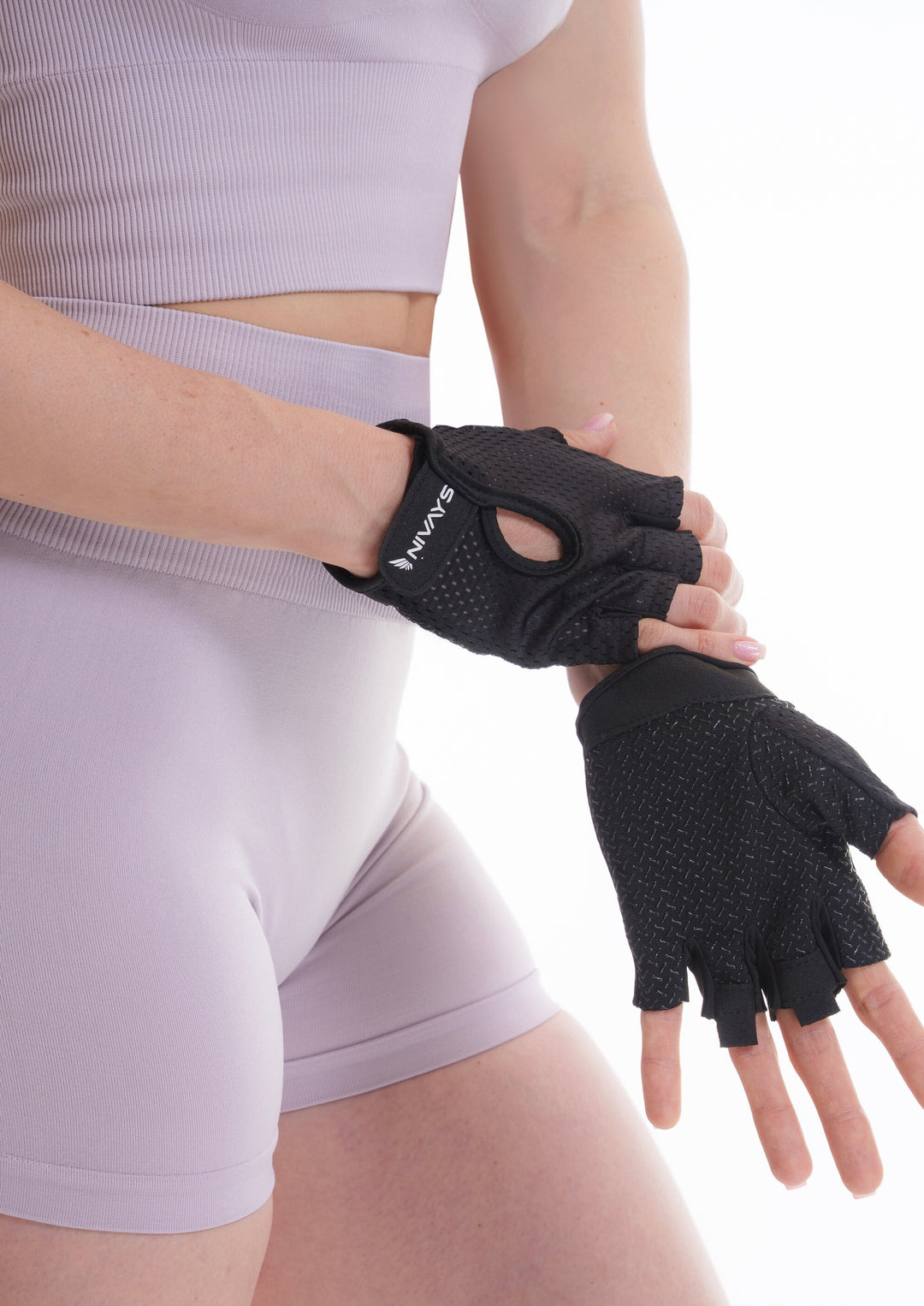 Crew Workout Gloves - Obsidian Black