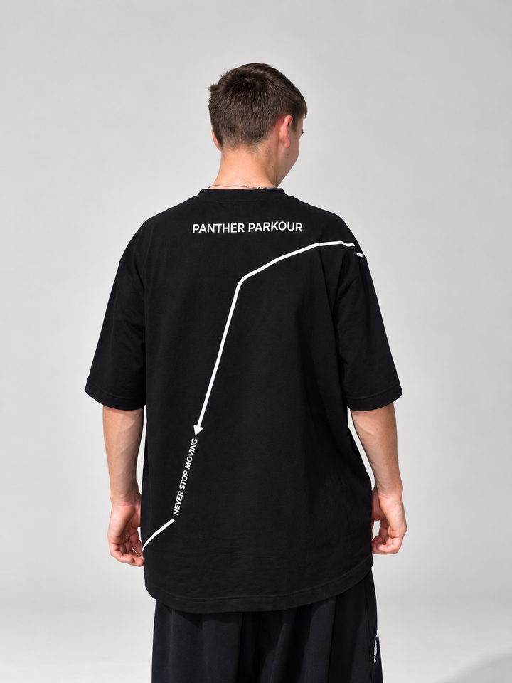 Movement System 1.0 - Oversized Lightweight Shirt x Panther Parkour (Unisex)