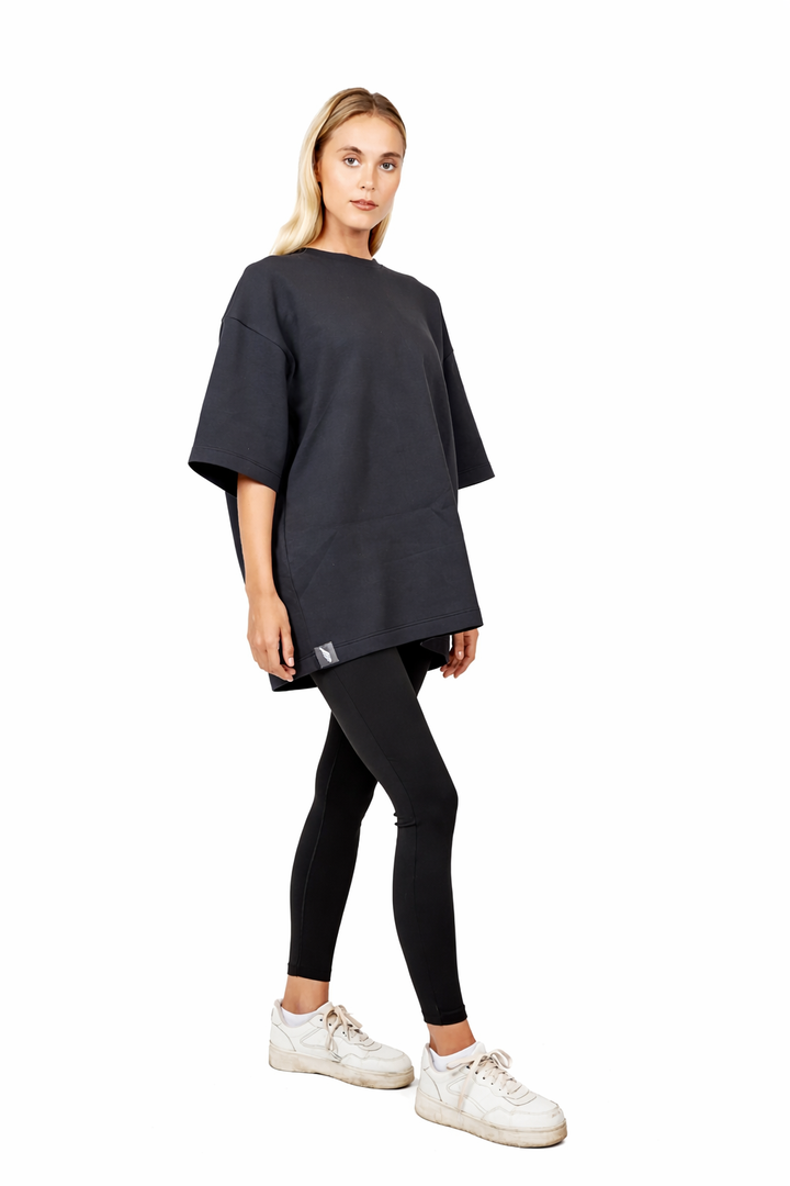 Gravity Oversized Signature Shirt ( Unisex ) - Graphite