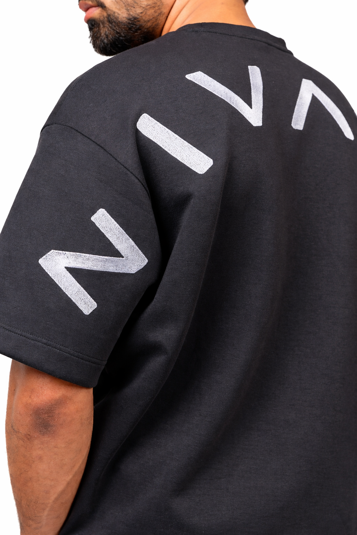 Gravity Oversized Signature Shirt ( Unisex ) - Graphite