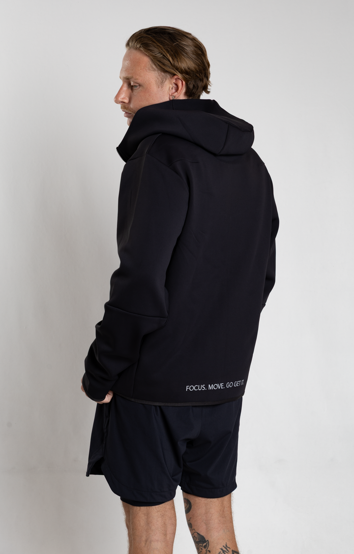 Pulse Zipper ( Unisex ) Performance Division - True Black - Presale