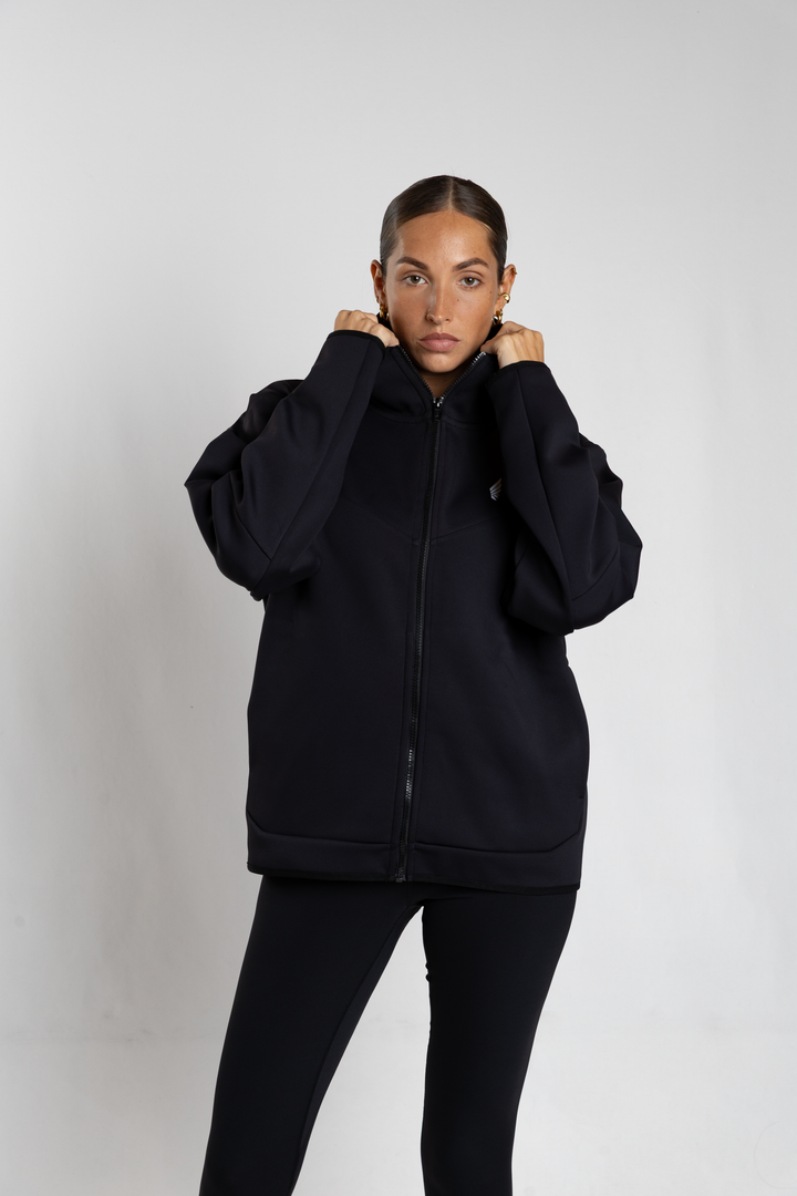 Pulse Zipper ( Unisex ) Performance Division - True Black - Presale