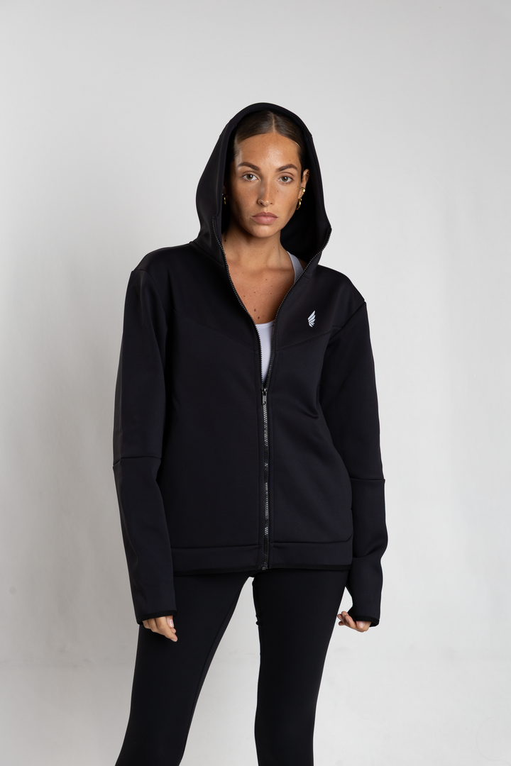 Pulse Zipper ( Unisex ) Performance Division - True Black - Presale