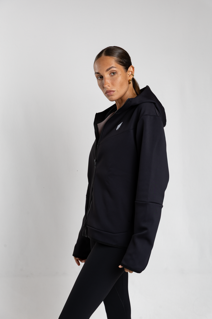 Pulse Zipper ( Unisex ) Performance Division - True Black - Presale