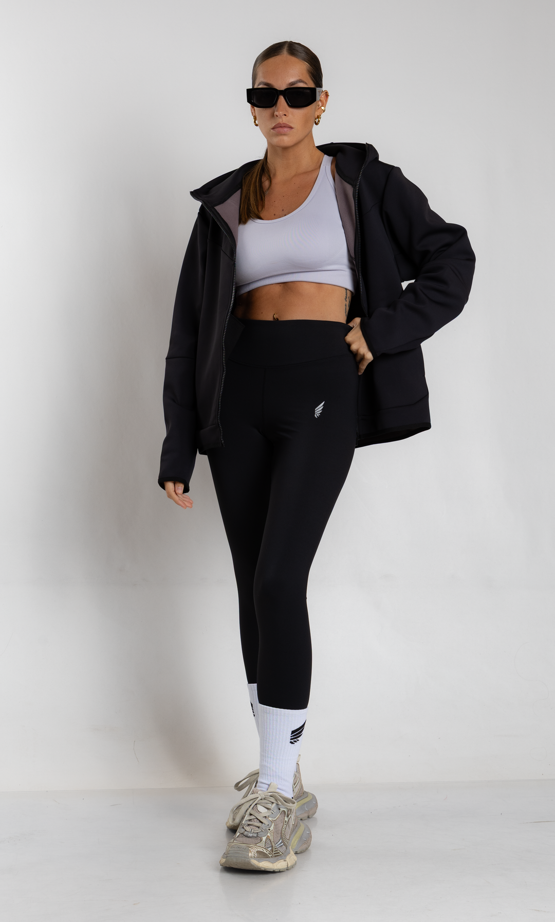 Pulse Zipper ( Unisex ) Performance Division - True Black - Presale