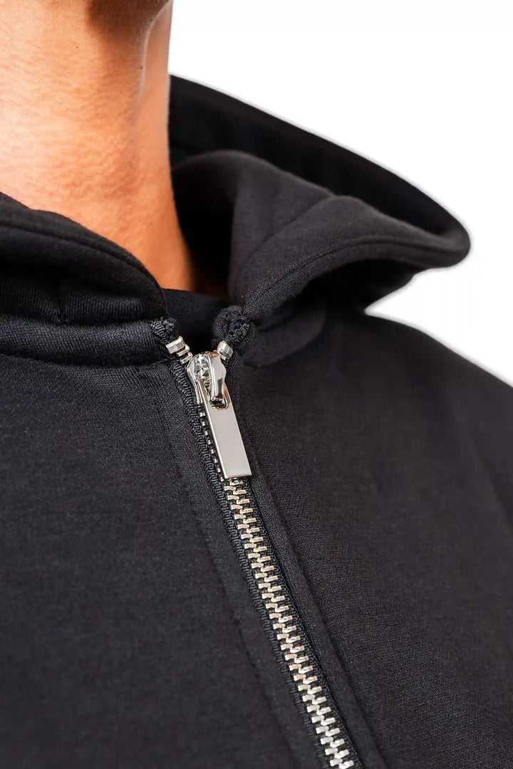 NIVɅYS Gravity Thrive Zipper black eco-friendly activewear