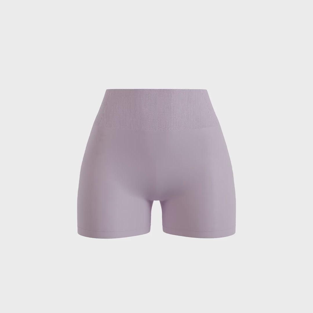 NIVɅYS ® Zeyla Seamless Booty Shorts Plum 360° video