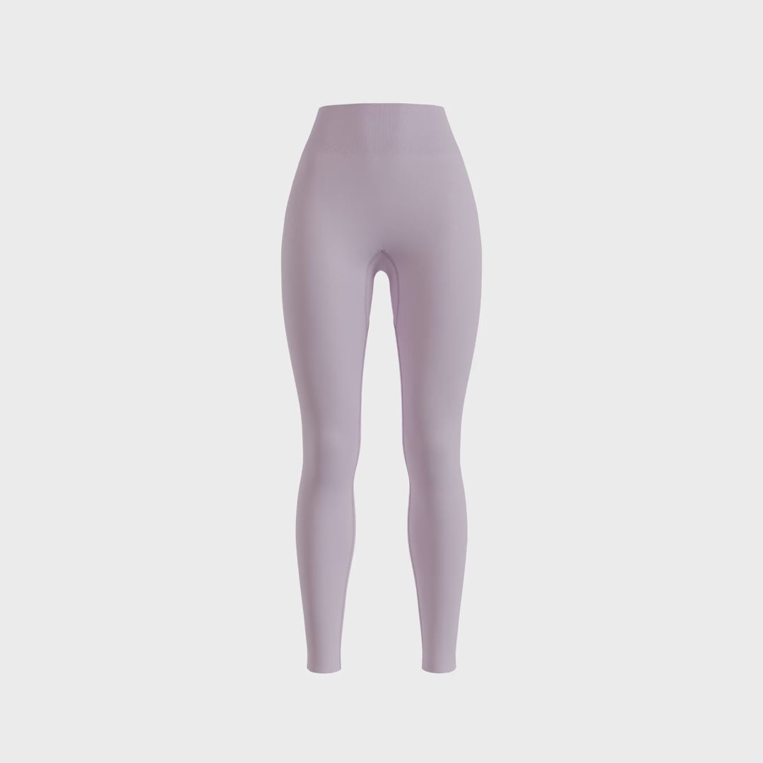 NIVɅYS ® Zeyla Seamless Booty Leggings Plum 360° view
