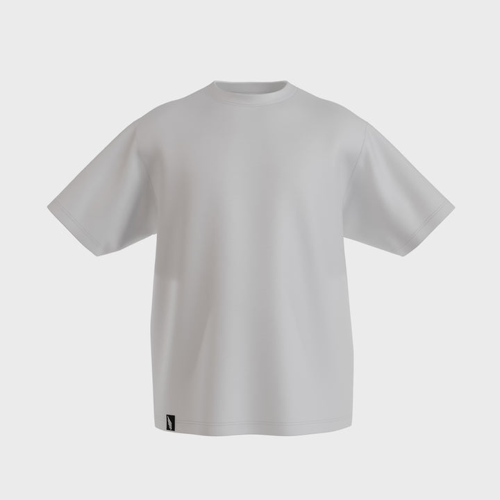 Gravity Oversized Signature Shirt ( Unisex ) - Ghost White